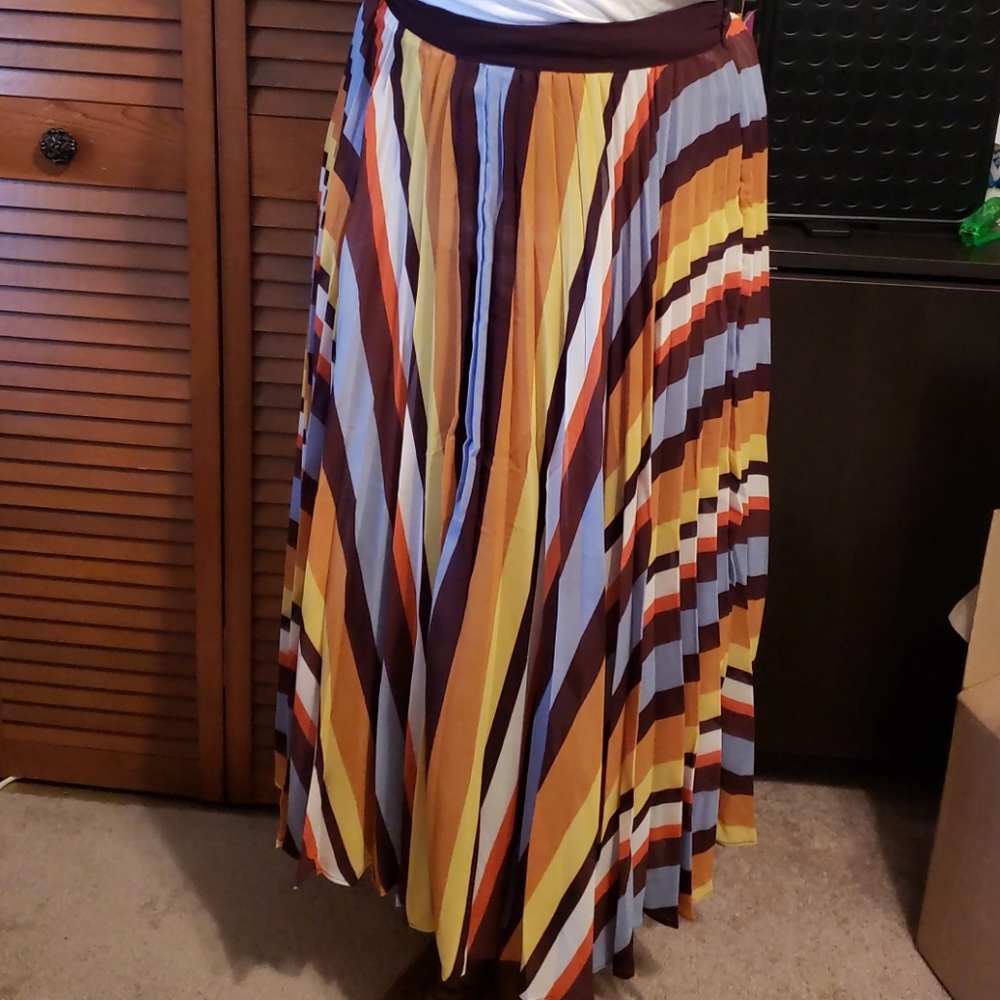 Chiffon maxi skirt